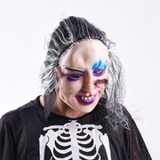 Horror Vampire Mask – Stiff Face Headgear for Halloween Cosplay and Costume Parties