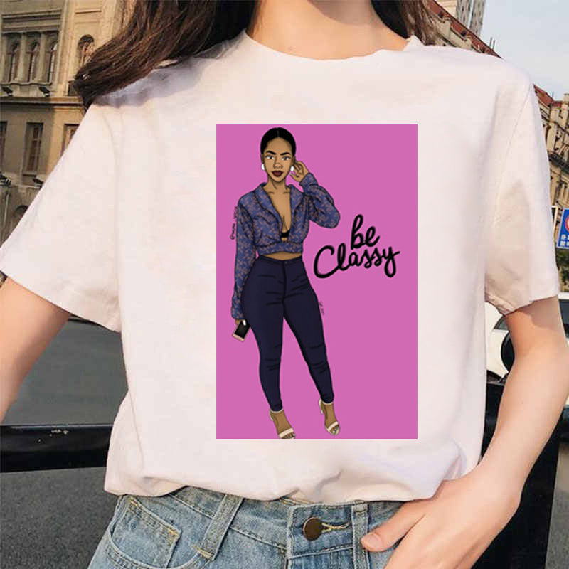 Printed short sleeve T-shirt for men and women