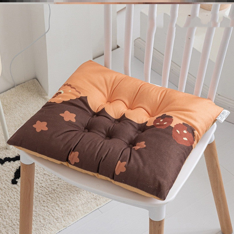 Non-Slip Cushion Seat Cushion Thick Cushion Office Sedentary Chair Breathable