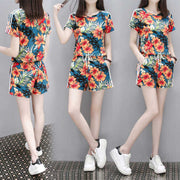 Summer Women's Large Loose And Slim Two Piece Suit