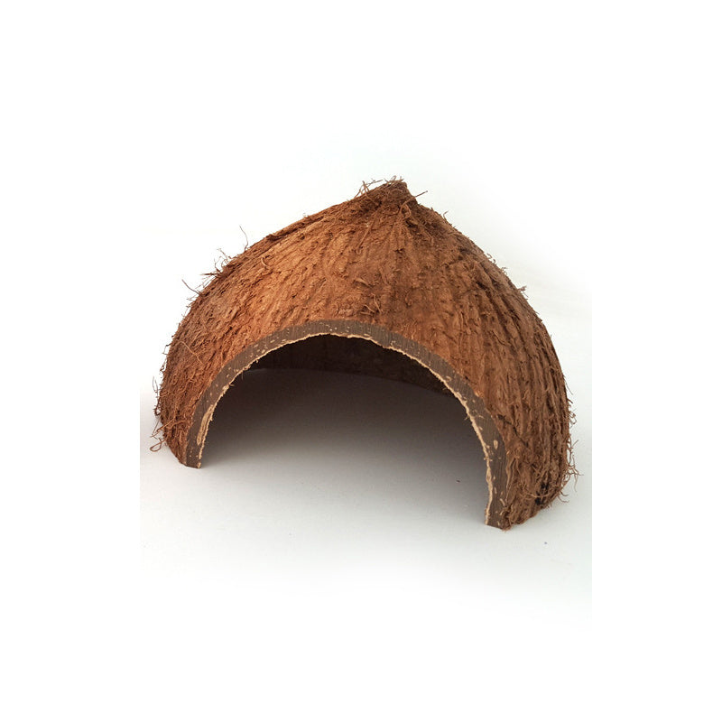 Reptile Coconut Shell Cave Natural Nest Hideout