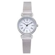 Elegant Roman Numeral Quartz Watch with Alloy Strap and Pin Buckle