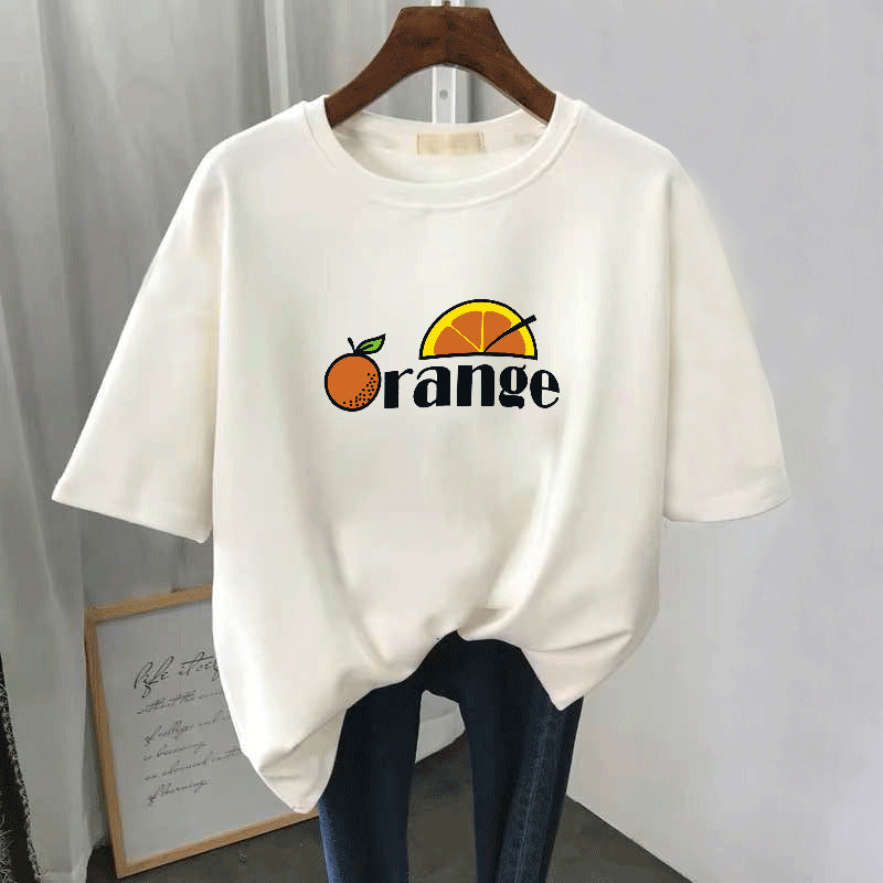 Women's Loose Fit School Style T-Shirt – Casual Everyday Top