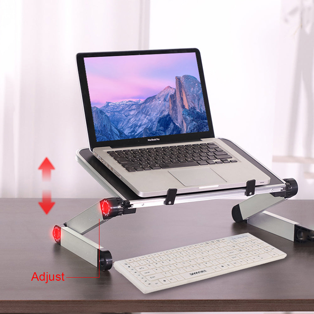 Foldable Laptop Stand – Ergonomic Adjustable Desk and Tablet Holder