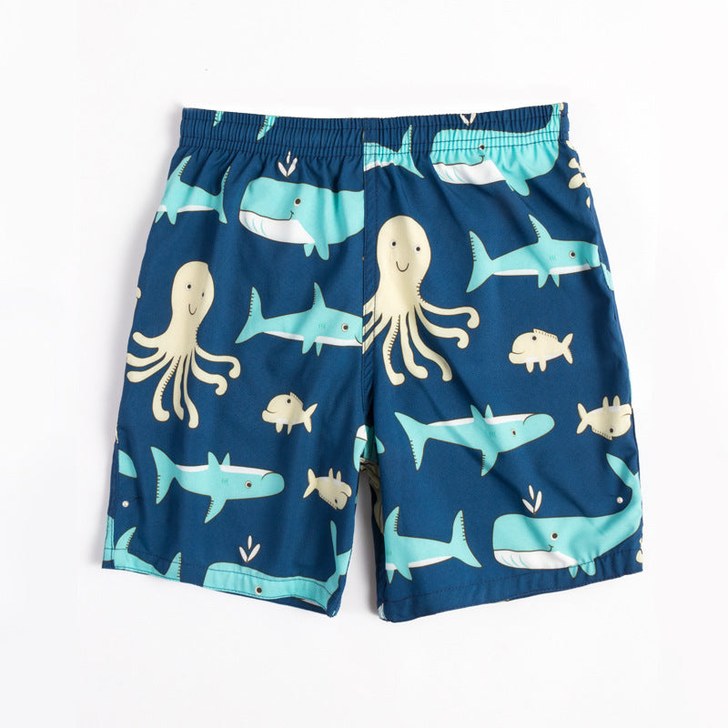 Children's Beach Shorts – Boxer Swimming Trunks