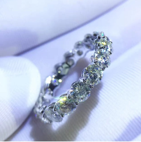 Elegant Alloy Engagement Ring for Women