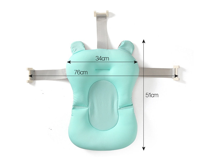 Newborn Bath Support Cushion – Anti-Slip Baby Shower Bed