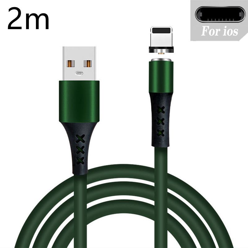 Silicone Fast Charging Mobile Phone Data Cable