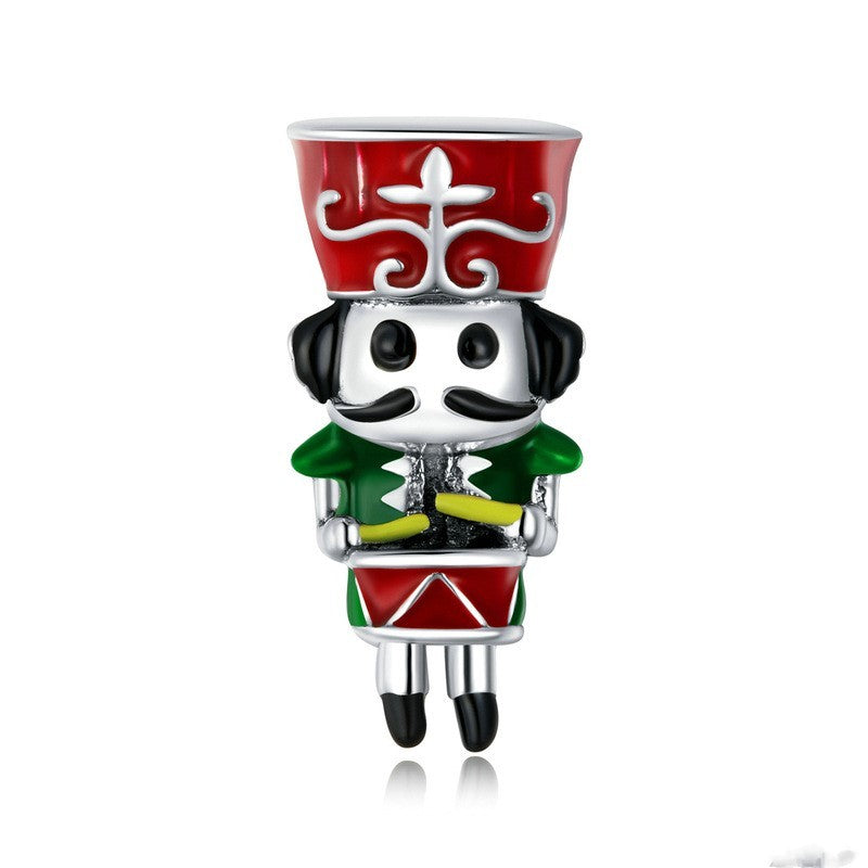 925 Sterling Silver Festive Clown Guard Dripping Oil Loose Beads – SCC1638