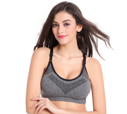 Women's Sports Bra Regular Fit Breathable Nylon Polyester