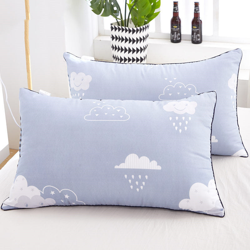 Ergonomic Single-Use Polyester Fiber Cervical Pillow