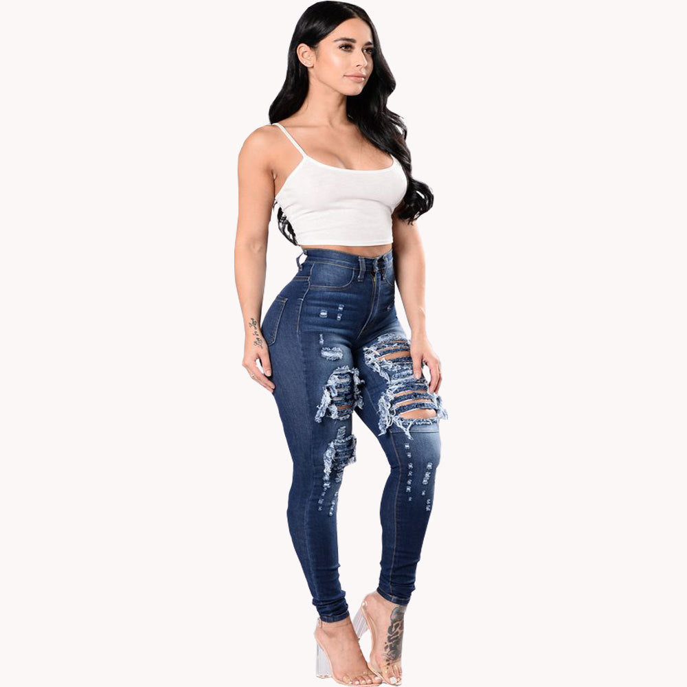Women’s Cotton High-Waist Straight Pants – Casual Comfort with Classic Fit