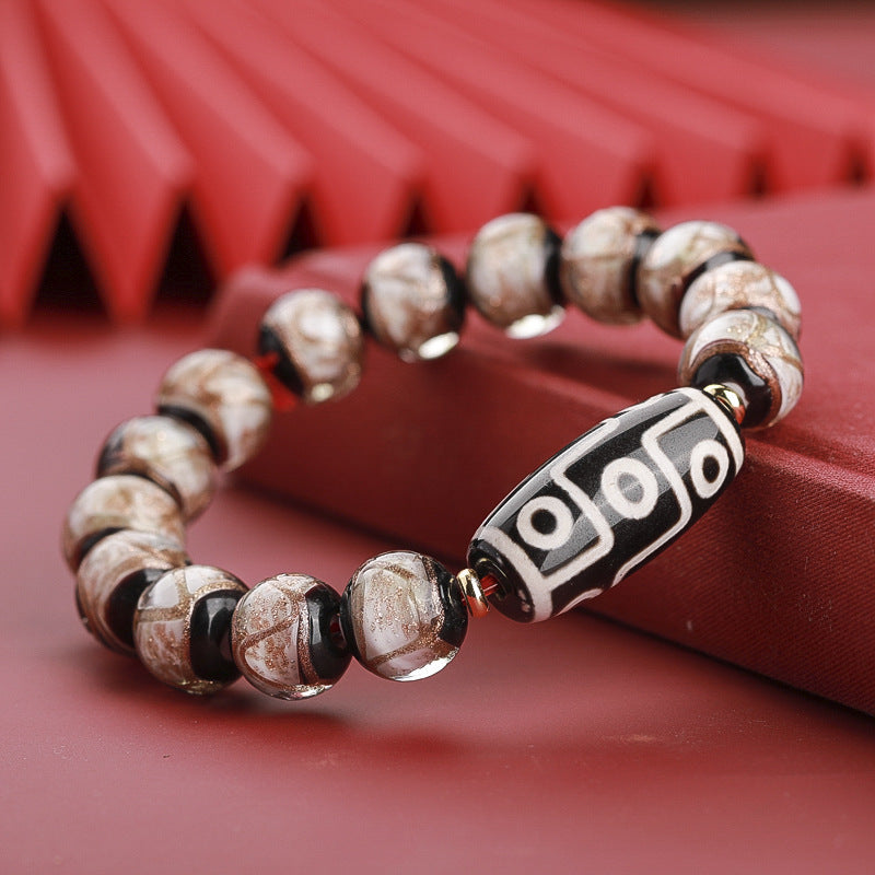 Bracelet Ancient Five-color Multi-treasure Year Snake Lucky Beads