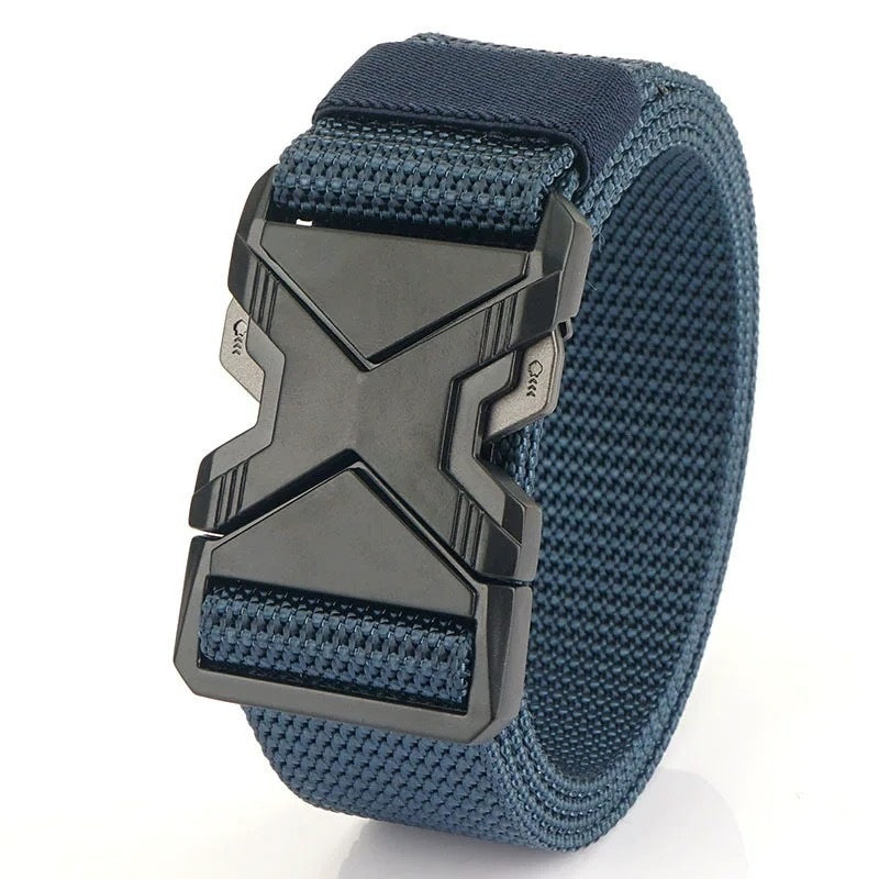 Men's Toothless Automatic Buckle Tactical Belt