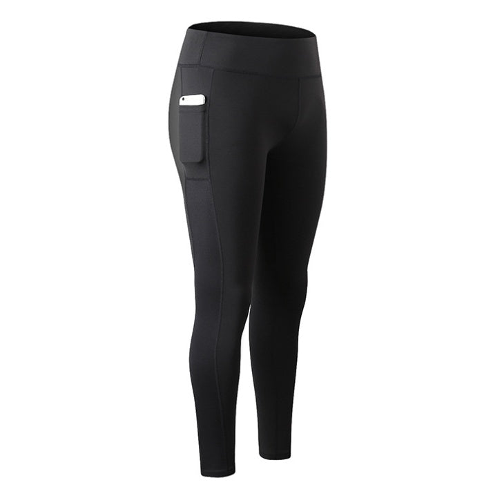 Women's Seamless Yoga Pants with Pockets – High-Waist Energy Leggings for Fitness & Running