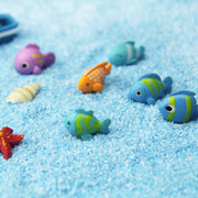 Fish Tank Waterscape Plastic Decoration Crafts Creative Fish Keychain Cartoon Fish DIY Micro Landscape Aquarium Decoration