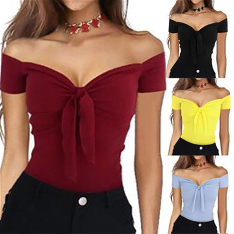 Women's Cotton V Collar T Shirt Relaxed Fit
