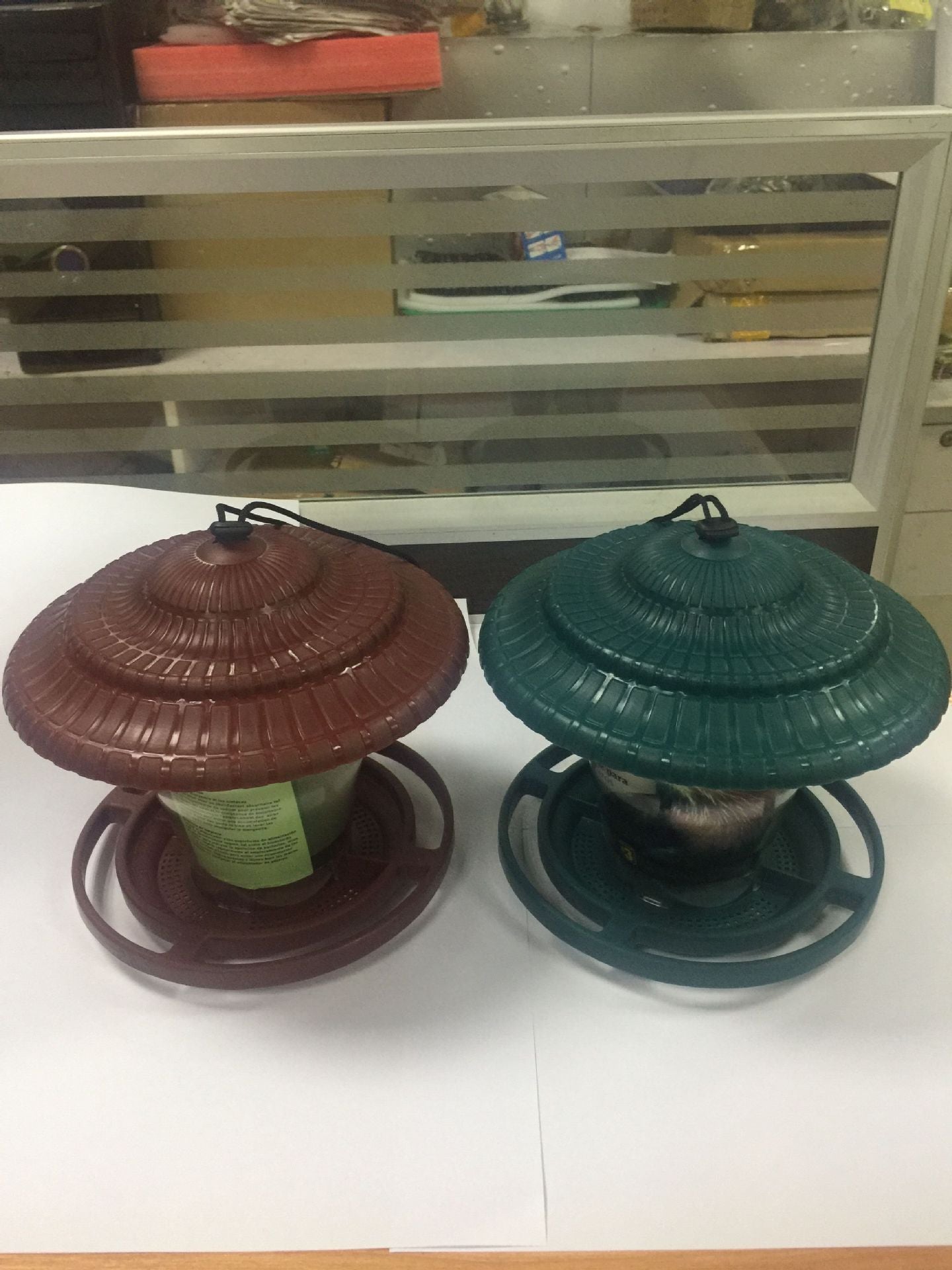 Transparent Plastic Bird Feeder for Parrots and Small Birds