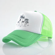 Summer Holiday Wide Brim Baseball Cap for Men and Women with Hip-Hop Flower Print