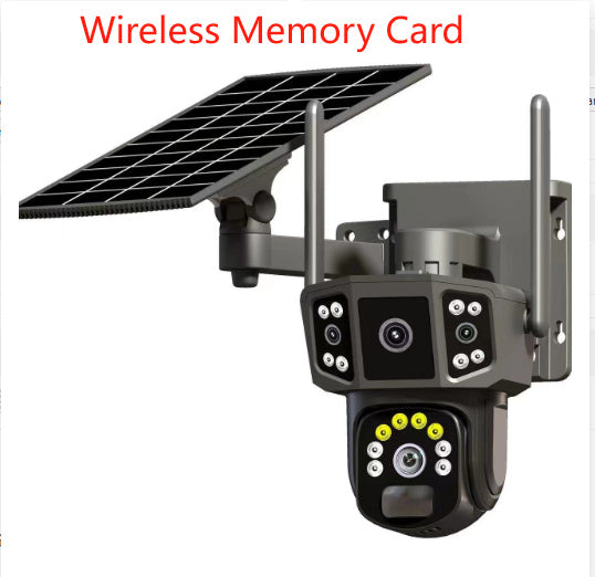 Solar Panoramic Security Camera – Outdoor 360° Surveillance