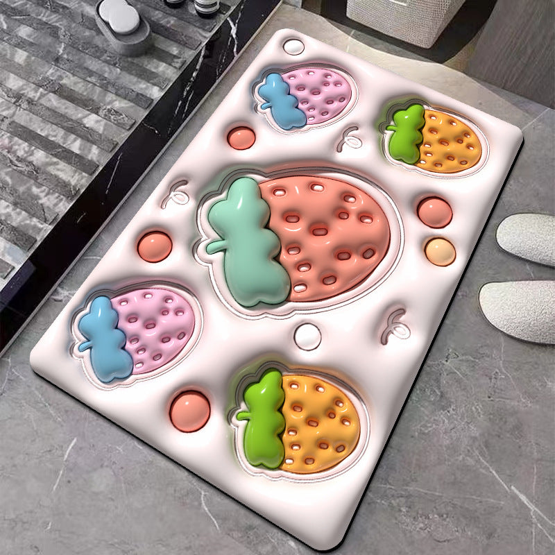 Foot Mats for Household Bathroom Entrance – Absorbent & Non-Slip