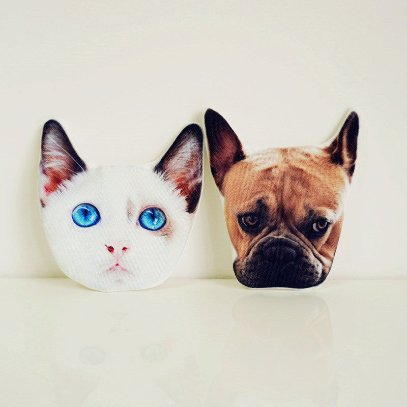 Pet Coin Purse & Key Case – Cute Cat, Dog, Rabbit & Fruit Designs