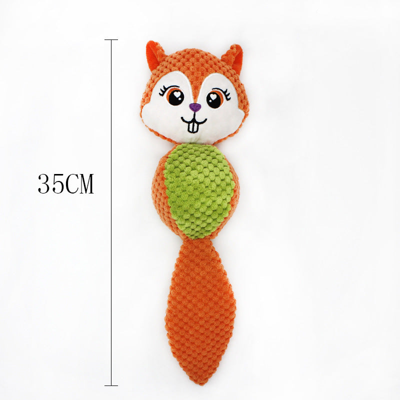 Dog Plush Toy Cute Rabbit Bear Anti-bite