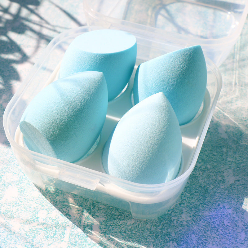 Hydrophilic Beauty Blender Sponge Set – Soft, Rebound Makeup Eggs in 4 or 8-Piece Sets