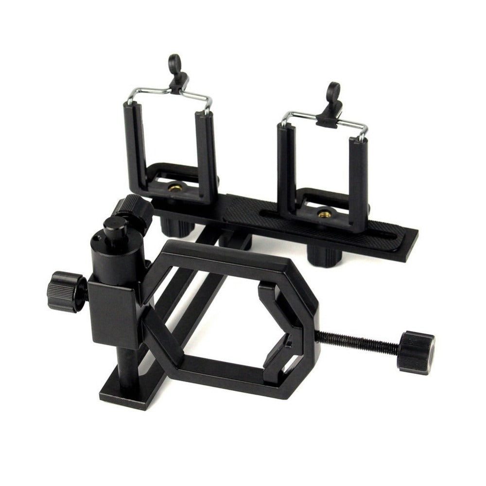 Telescope Photography Stand with Adjustable Mobile Phone Clip