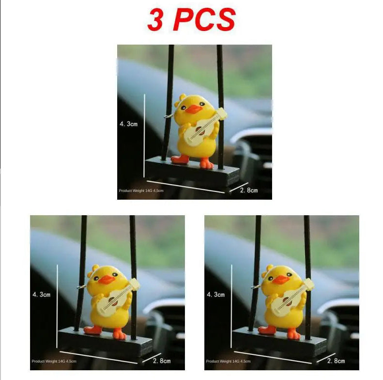 Duck Car Interior Decoration Cute Pendant