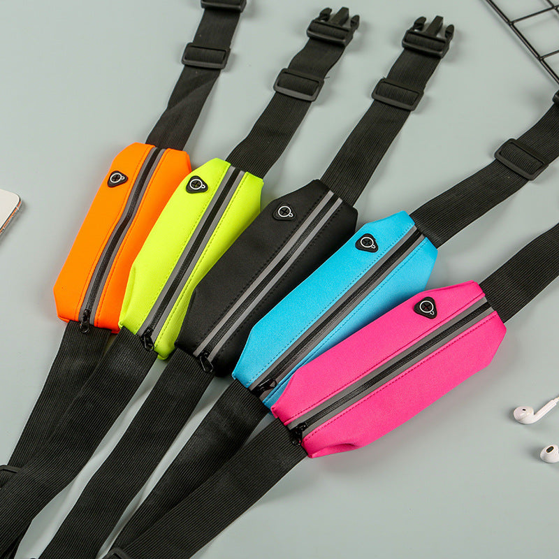 Invisible Running Belt – Thin Waterproof Fitness Waist Bag for Men & Women