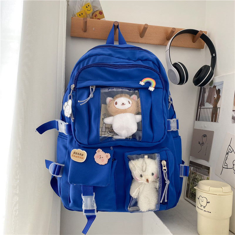 Large Capacity Student Backpack – High School Travel School Bag