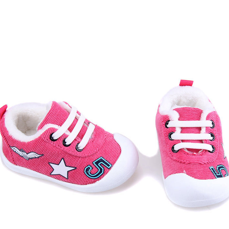 Infant Plus Velvet Thick Warm Cotton Shoes