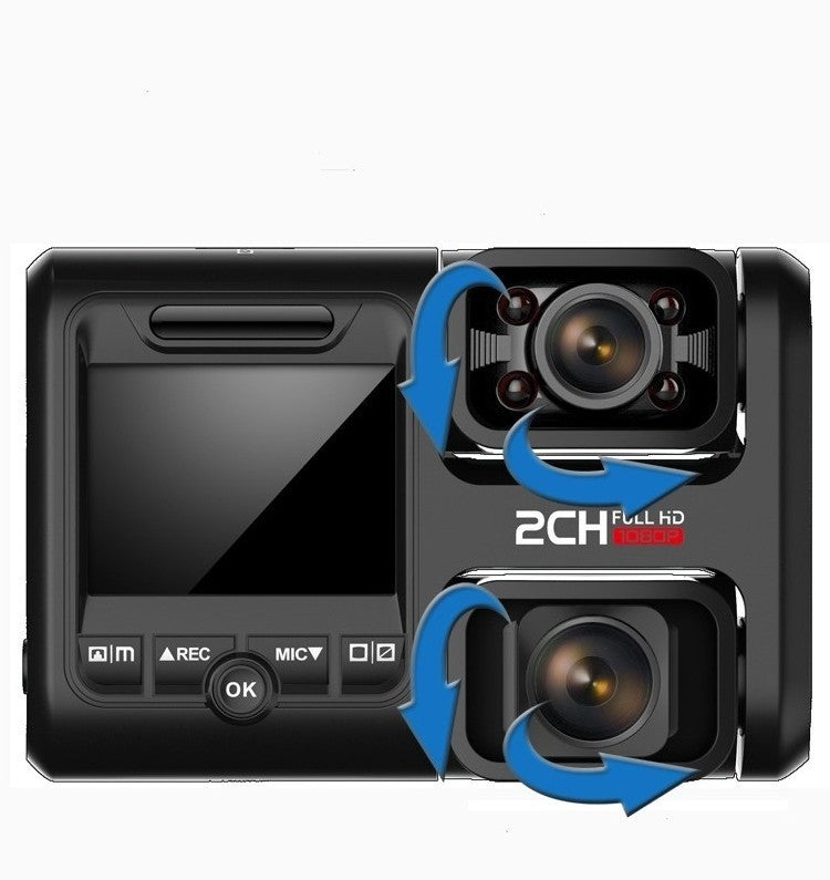 2160P Ultra HD Dash Cam – Dual Lens, Night Vision, Loop Recording