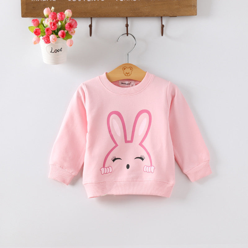 Girls Soft Knitted Cotton Pullover Baby Sweater Relaxed Fit
