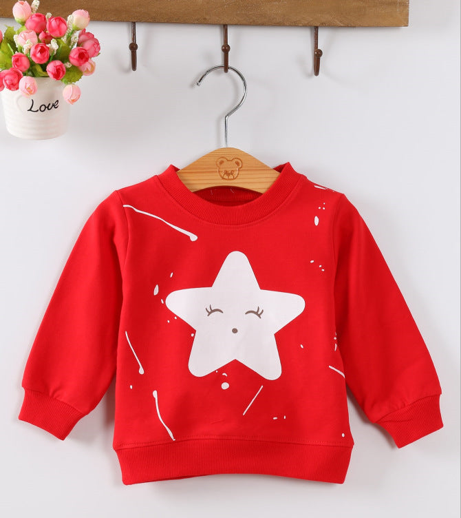Girls Soft Knitted Cotton Pullover Baby Sweater Relaxed Fit