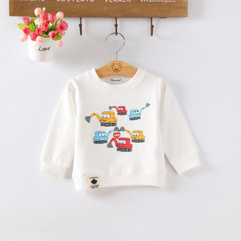 Girls Soft Knitted Cotton Pullover Baby Sweater Relaxed Fit