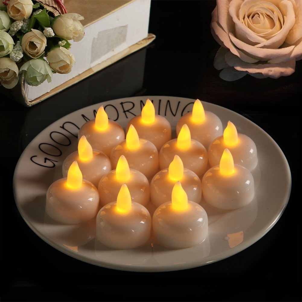 SPA Shower Water Decoration Candle Light LED Floating Candle