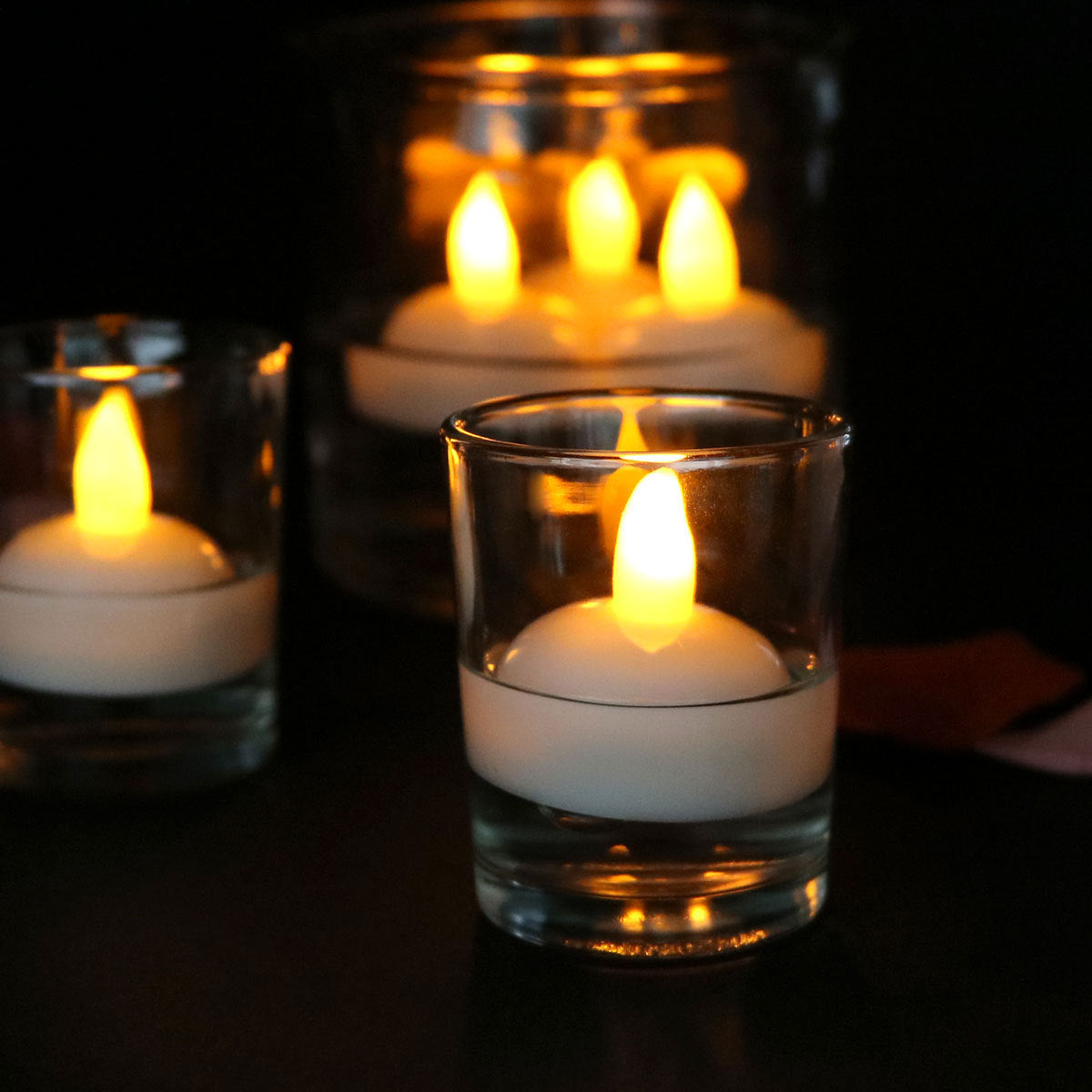 SPA Shower Water Decoration Candle Light LED Floating Candle