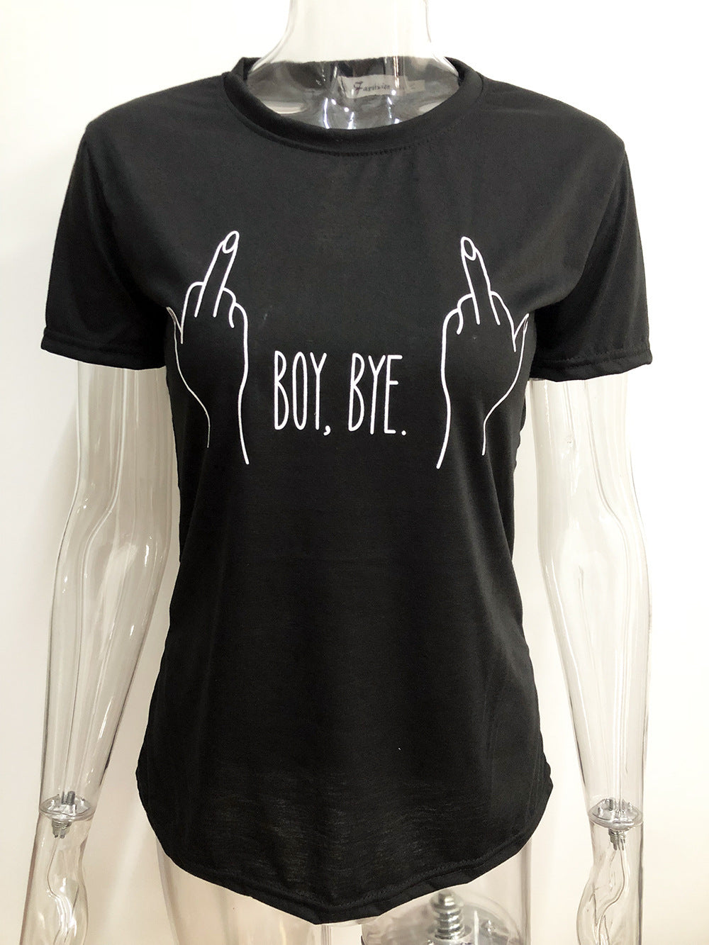 European And American New Fashion Letter Printed Shirt Women's Top Shirt