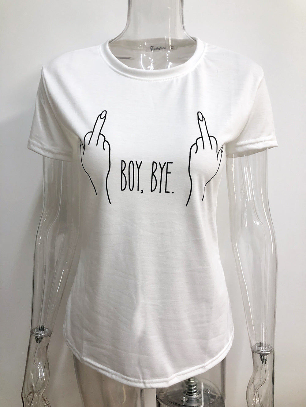 European And American New Fashion Letter Printed Shirt Women's Top Shirt