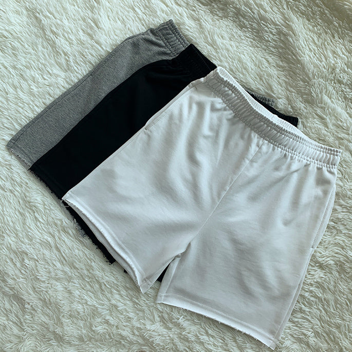 Retro Terry Sports Shorts – Women's Leisure Hip-Hop Five-Point Pants