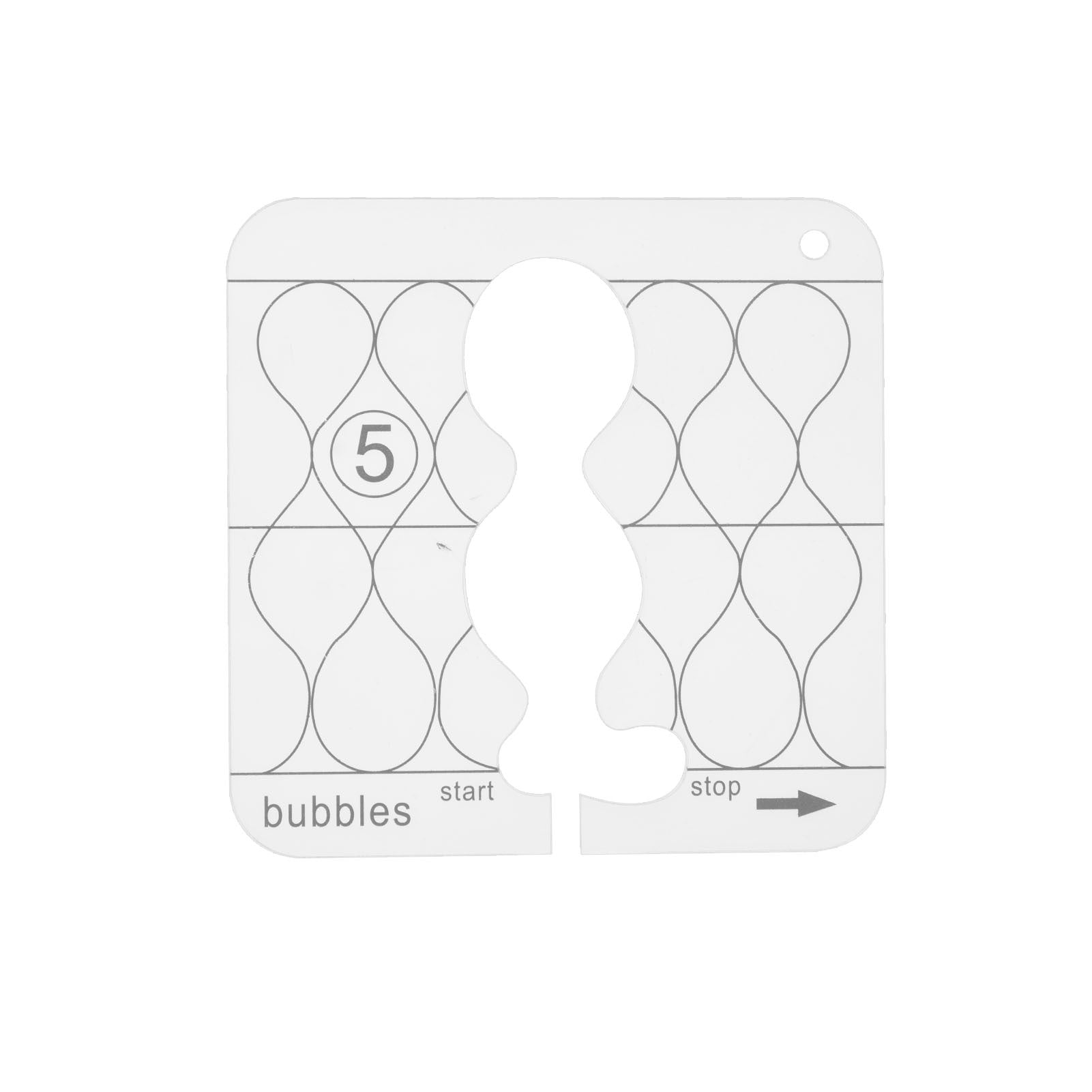 Transparent 4mm Thick Shaped Hollow Sewing Kit – Patchwork Template