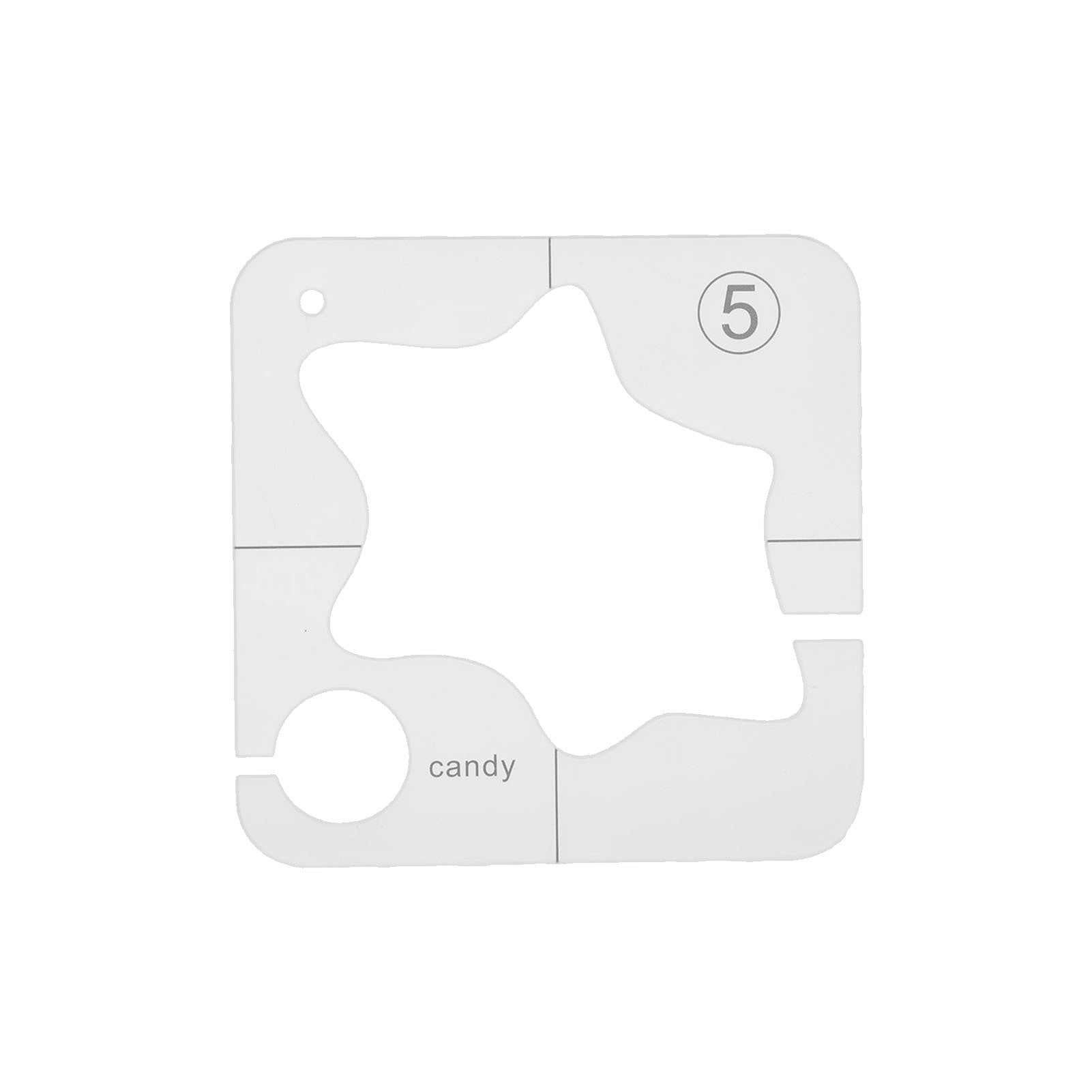 Transparent 4mm Thick Shaped Hollow Sewing Kit – Patchwork Template