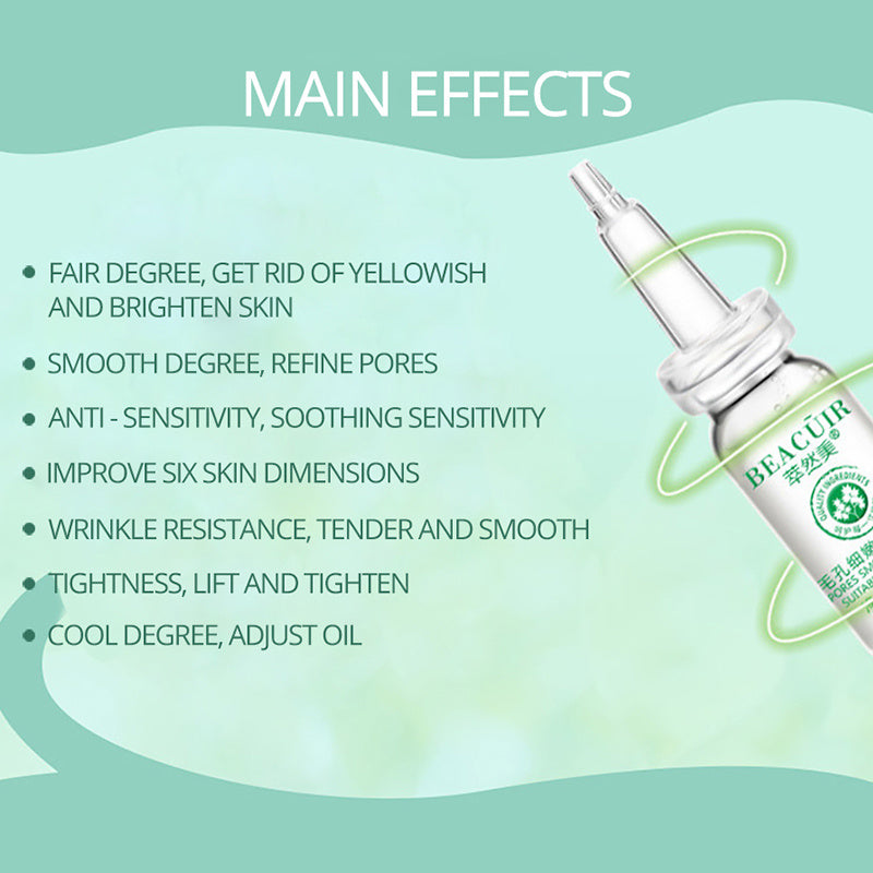 Cui Ranmei Pore Refinement Serum – Moisturizing & Whitening Facial Essence with Hyaluronic Acid for Sensitive Skin