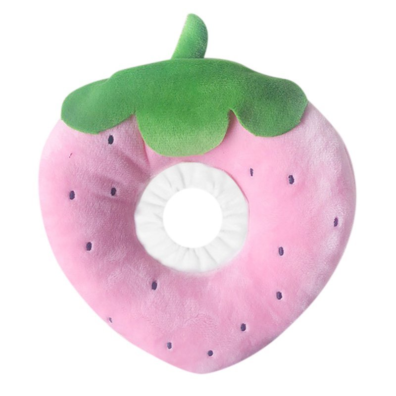 Pet Cat Fruit E-Collar Cotton Filling Adjustable Cotton Neck Recovery Collar