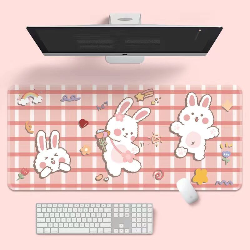 Creative INS Tide Gaming Computer Female Keyboard Office Long Desk Mat