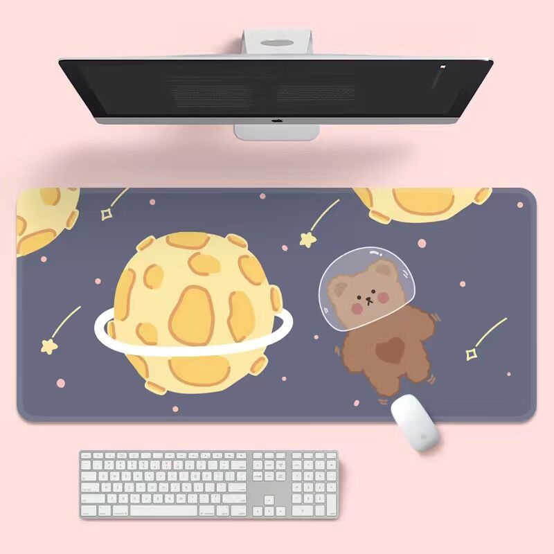 Creative INS Tide Gaming Computer Female Keyboard Office Long Desk Mat