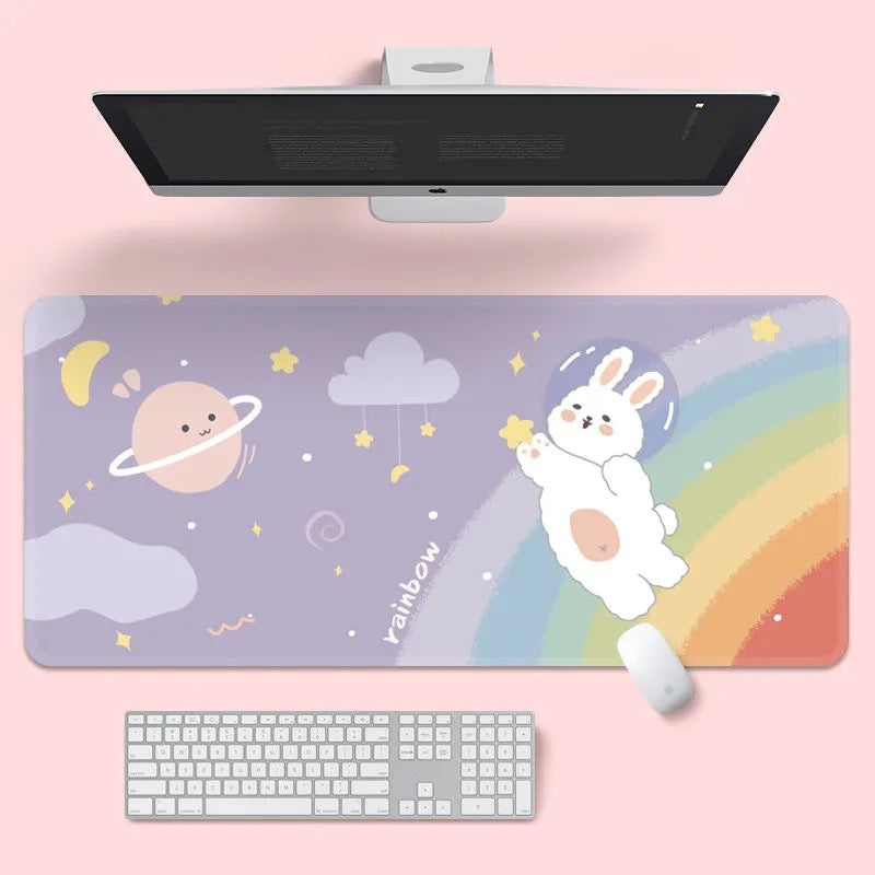 Creative INS Tide Gaming Computer Female Keyboard Office Long Desk Mat
