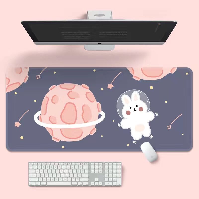 Creative INS Tide Gaming Computer Female Keyboard Office Long Desk Mat